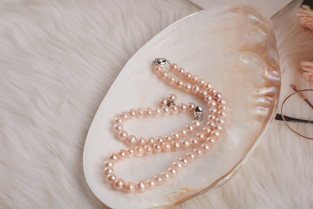 Freshwater Pearl Necklace, Bracelet & Earrings