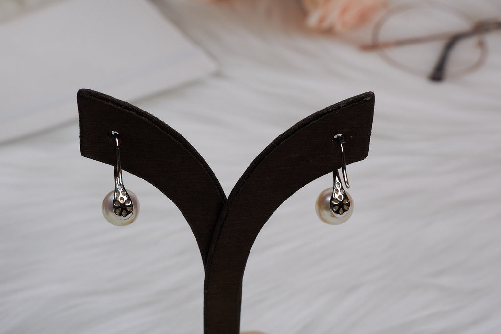 White Akoya Pearl with S925 Silver Minimalist set