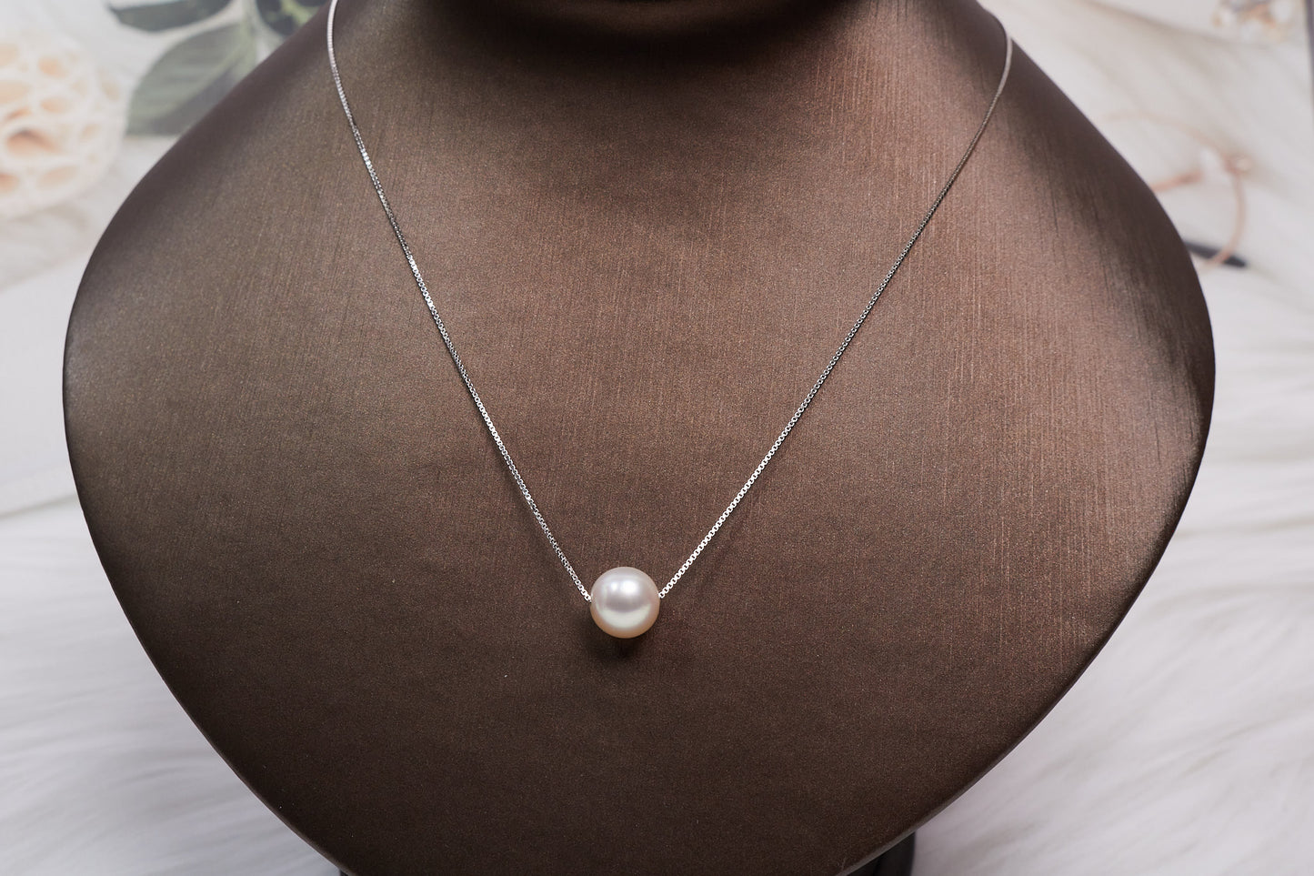 White Akoya Pearl with S925 Silver Minimalist set