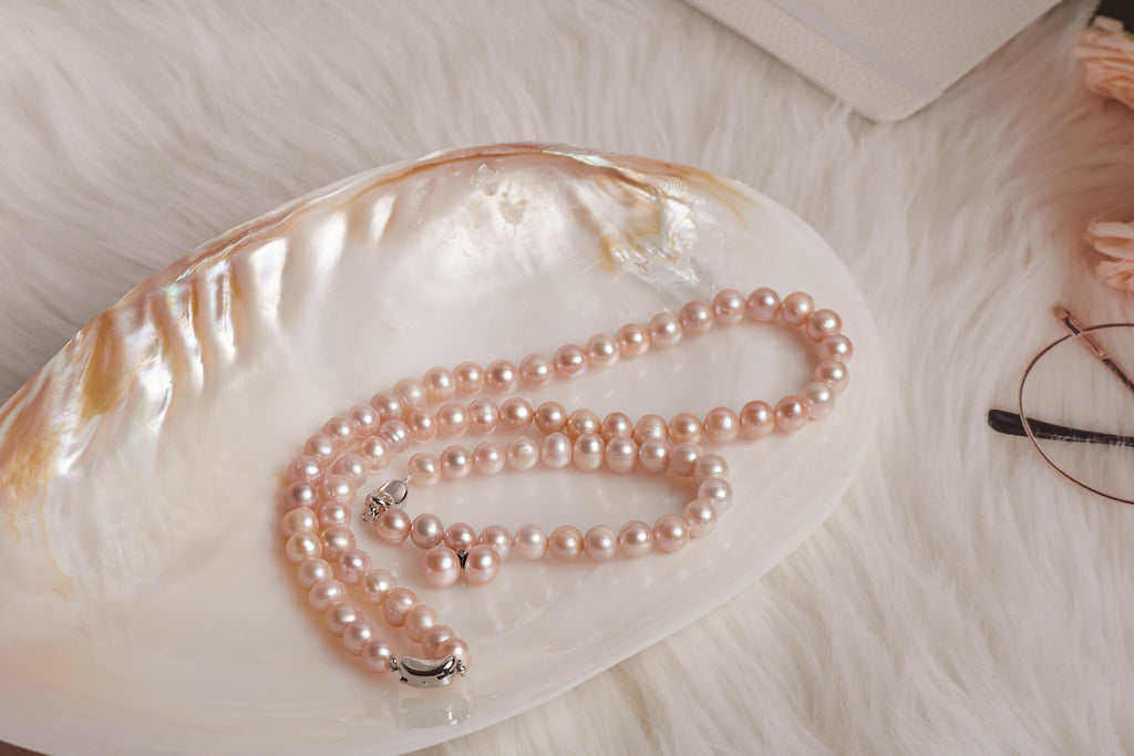 Freshwater Pearl Necklace, Bracelet & Earrings