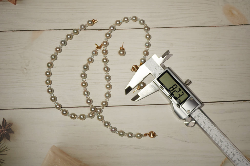 AKOYA PEARL WITH CRYSTAL BEAD SETS