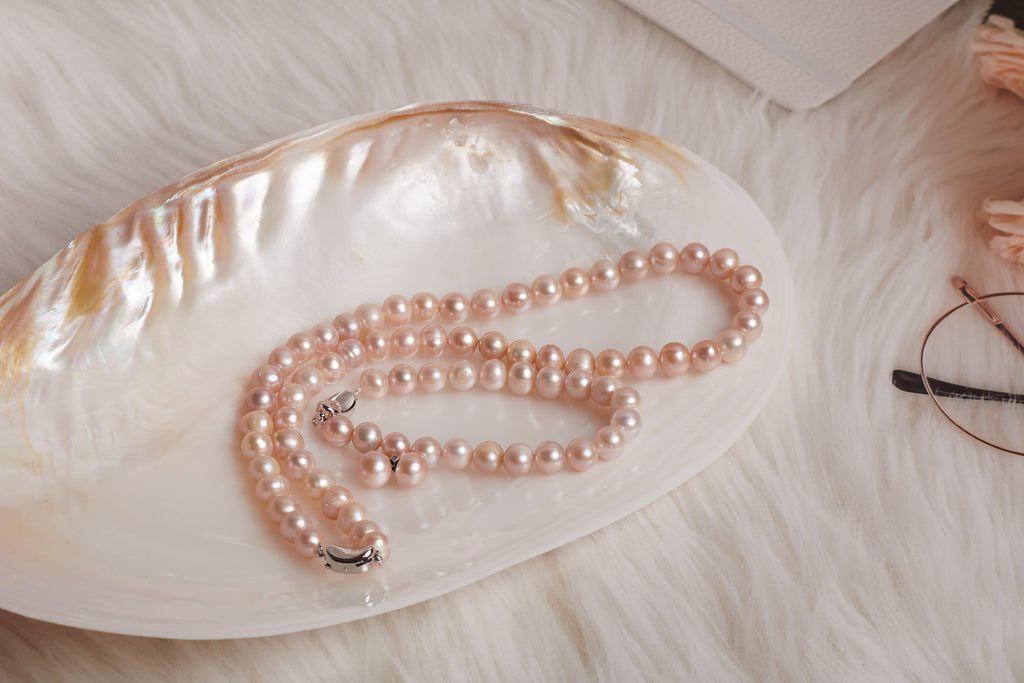 Freshwater Pearl Necklace, Bracelet & Earrings
