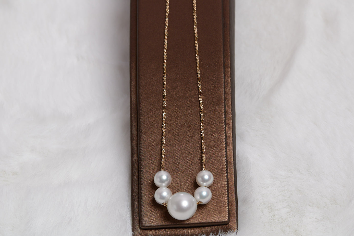 Japanese Akoya and white South Sea Pearl with 18K Gold Necklace