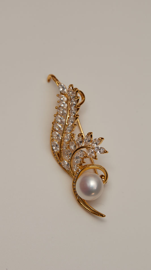 Passion for Life Freshwater Pearl Brooch