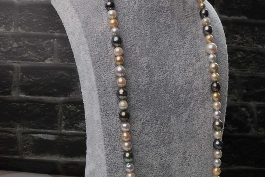 Multicolor SALTWATER PEARL - LONG NECKLACE