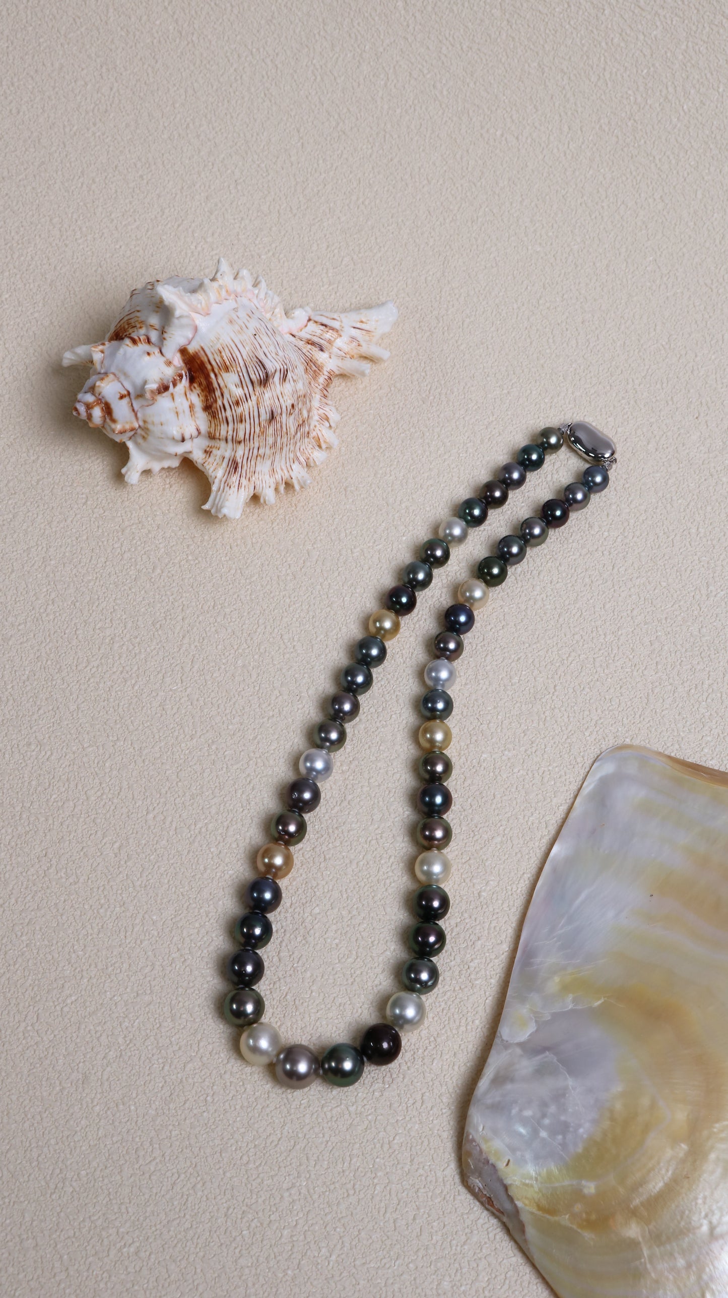 Multicolor Salt Water Pearl Necklace