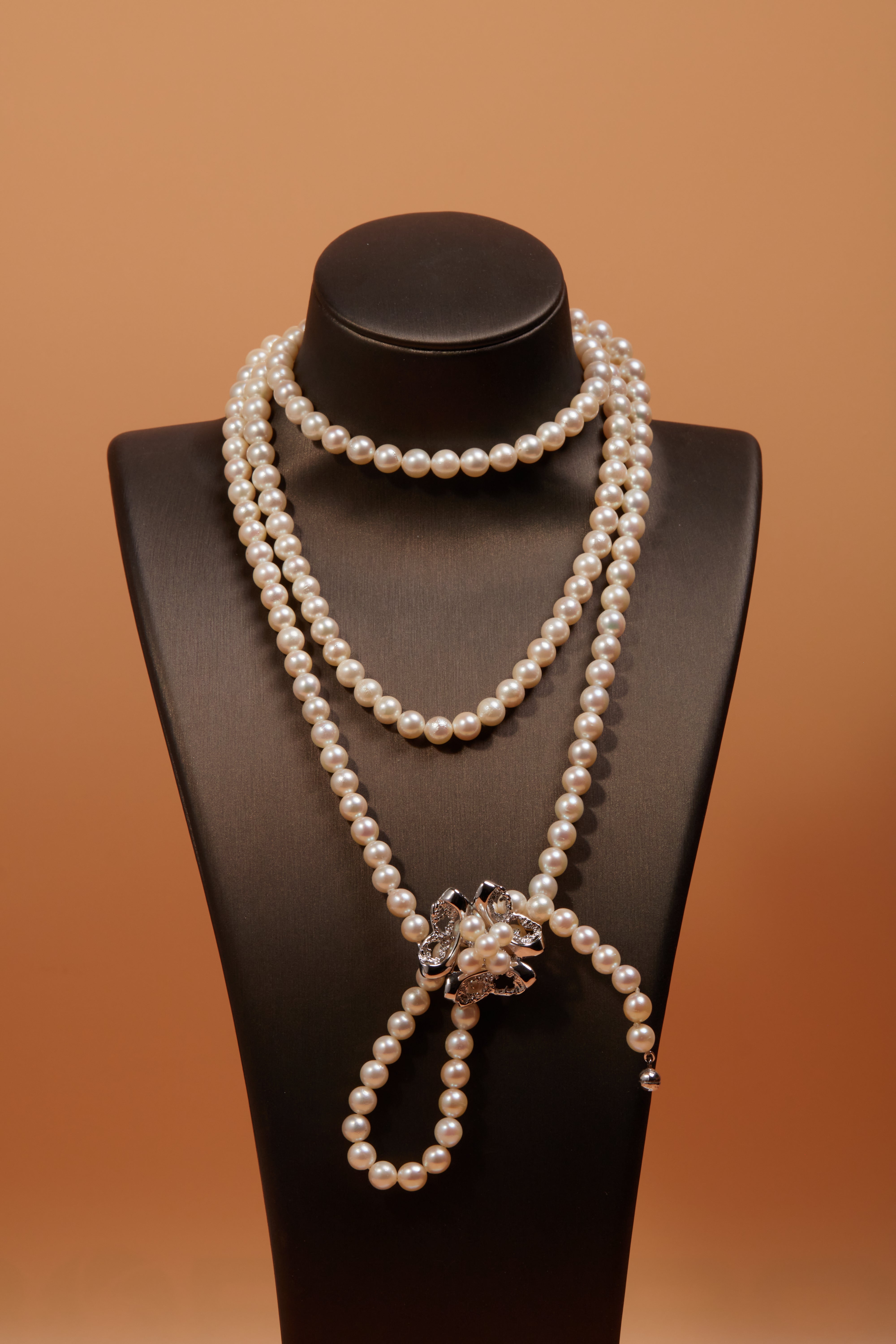 極美品！！CADEAUX カドー　LONG PEARL NECKLACE CADEAUX EXCLUSIVE LONG PEARL NECKLACE – Shinzone