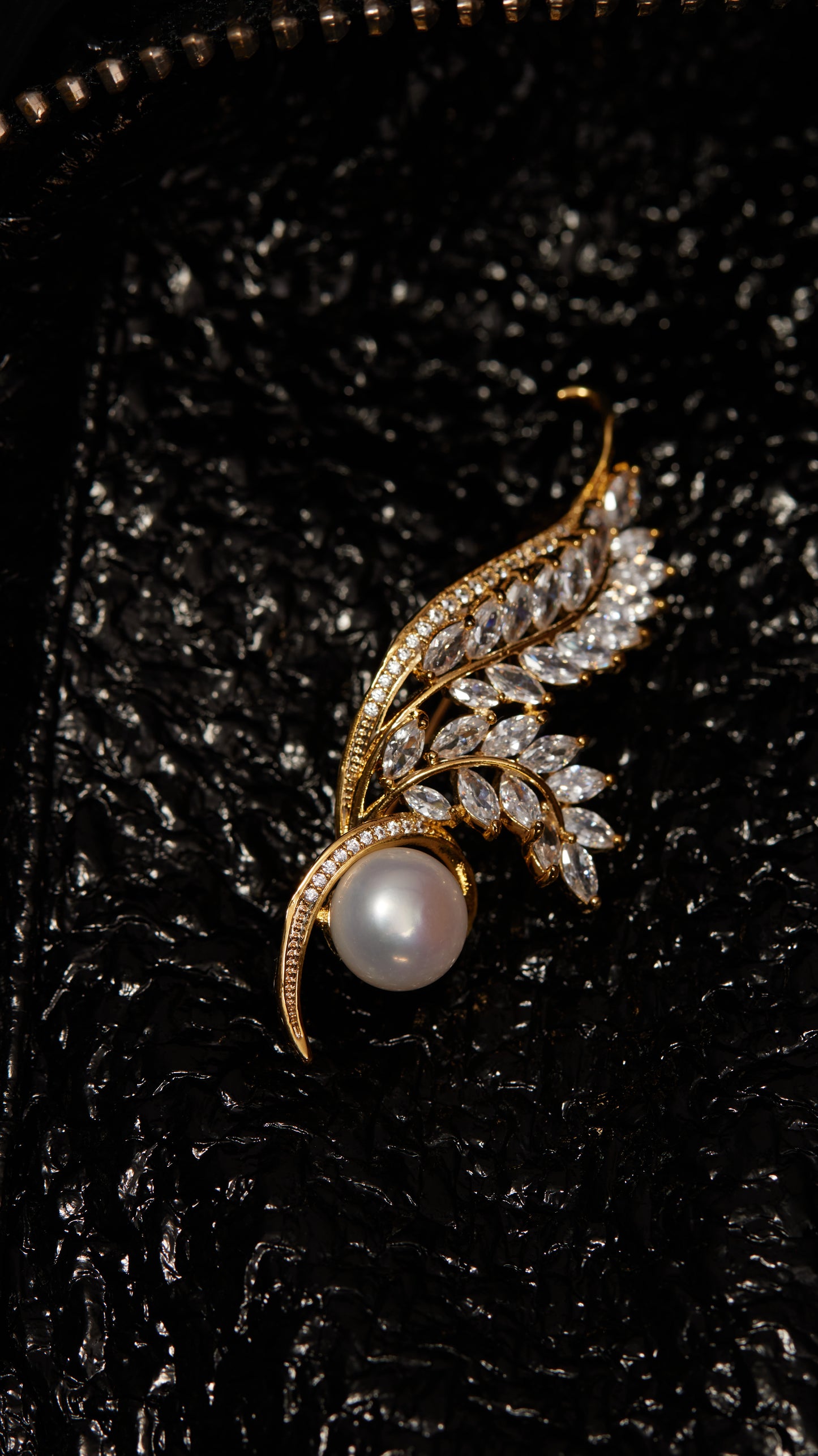 Passion for Life Freshwater Pearl Brooch